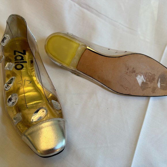 Zalo lucite with rhinestones never worn 5 1/2 - Picture 2 of 6